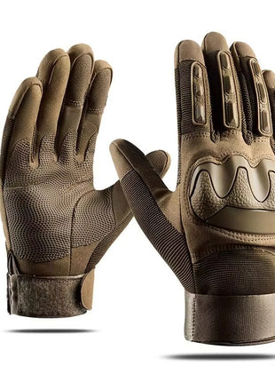 Tactical Gloves Full Finger – Microfibre Outdoor Protection Gloves with Touchscreen Tips