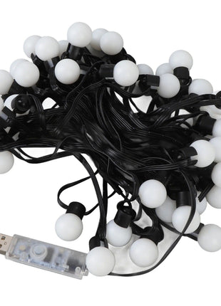 RGB String Lights – USB LED Strip with Remote & App – Multicolor Water resistant PC Globe