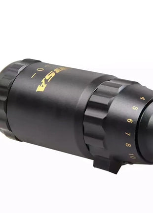 Riflescope 4-16x44 Adjustable Optic Sight Aluminium Body - Illuminated Reticle Black Tactical Scope
