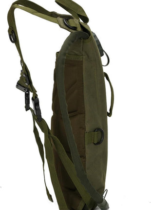 3L Tactical Hydration Backpack with Leakproof Bladder – Oxford Fabric – Black/Green/Khaki