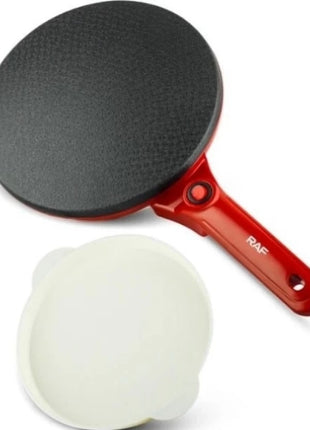 800W Electric Crepe Maker, 24 cm Non-Stick Plate, Handheld Pancake and Wrap Maker