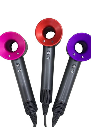 Hair Dryer 2000 W ABS Supersonic‑Style Purple with Attachments
