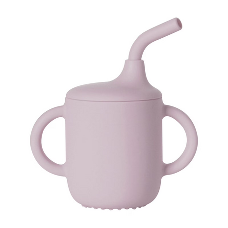Baby Training Cup 180ml Silicone with Straw and Handles – Non-Spill Sippy Cup for Toddlers – BPA-Free