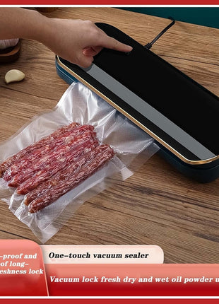 Automatic Vacuum Sealer Machine 80kPa Suction Touch Food Sealer With External Vacuum System Dry & Moist Modes Starter Kit