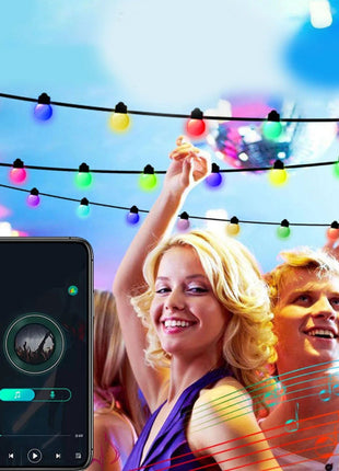 RGB String Lights – USB LED Strip with Remote & App – Multicolor Water resistant PC Globe