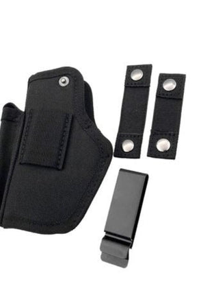 Universal Outside‑the‑Waistband Concealed Holster 10×3.5×15.5 cm – Ambidextrous Mag Pouch – Black Nylon