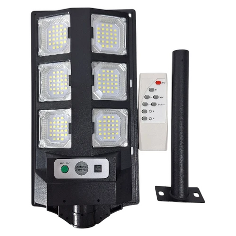 Solar Sensor Wall Light 42.5cm with Remote Control, ABS Outdoor Sconce, Black, Solar-Powered