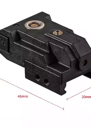 Mini Red Laser Sight 21mm – Adjustable Metal – Magnetic Recharge – Low Profile