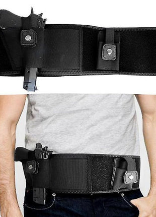 Concealed Waist Holster 101cm Neoprene Belt with Quick Draw Strap and Pocket – Right-Hand Fit
