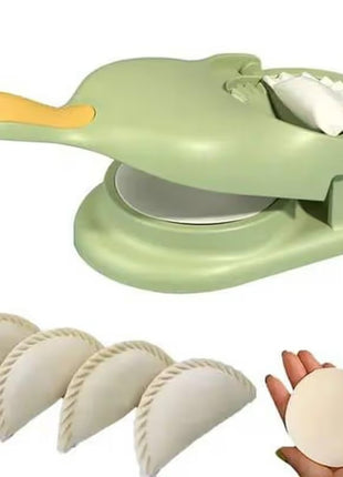Portable Manual Dumpling Maker with Pressing Mold, Food Grade PP Dough Skin Press, 28.5 cm Kitchen Tool