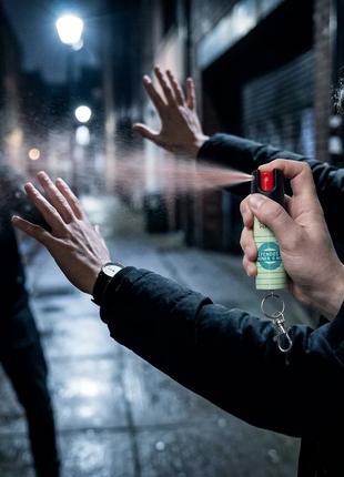 Pepper Spray 20ml Self-Defense Keychain – Aluminium Canisters – Flip-Top Stream Spray