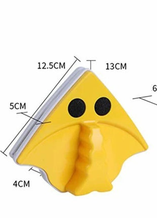 Magnetic Double-Sided Glass Cleaner for 3–8 mm Glass Windows and Doors with Extra Scraping Strips