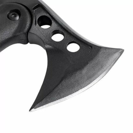 Outdoor Camping Axe 19 cm × 40 cm – 440 Stainless Steel Double‑Blade, Black