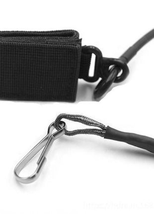 Tactical Spring Lanyard >1.5 m Stretch Coiled Cable Retention Strap