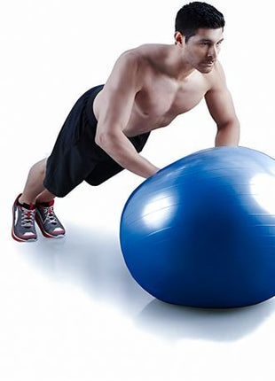 Anti-Burst Gym Body Ball  Non-Slip Exercise Ball for Yoga Pilates Core Balance Stability Training Home Workouts
