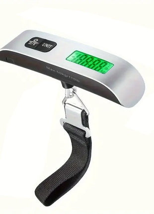 Digital Hanging Luggage Scale – 50kg Capacity LCD Screen, Tare, Unit Switch