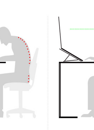 Norden Portable Adjustable Laptop Stand – Aluminum Alloy Folding Computer Stand