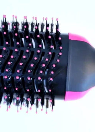 One Step Hair Dryer & Volumizer 1000W with Ionic Ceramic Oval Brush – Black & Pink