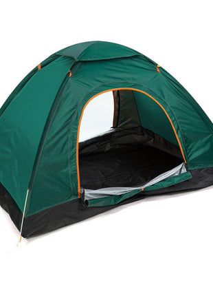 Pop-Up Camping Tent – Waterproof UV-Coated Shell – Fast Setup Dome with Mesh Door
