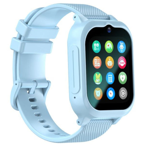 Kids 4G Smartwatch with GPS Tracker, 1.83" HD Screen, SOS, Waterproof, Video Call – Blue