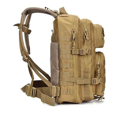 Military‑Type Hiking Camping Backpack 600D Oxford Fabric with MOLLE Webbing