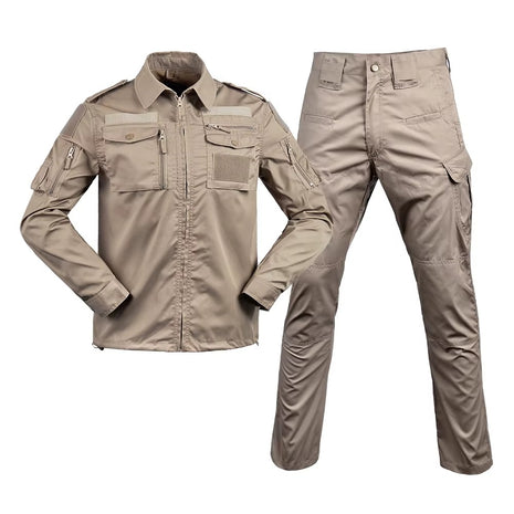 Tactical Uniform Set – Long Sleeve Shirt & Cargo Pants, Poly‑Cotton 35/65, Camouflage & Solid Colours