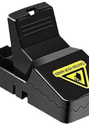 Reusable Mouse & Rat Trap – Durable Plastic & PS Snap Trap – Black
