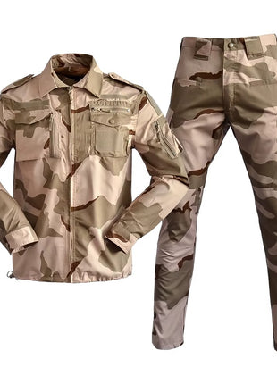Tactical Uniform Set – Long Sleeve Shirt & Cargo Pants, Poly‑Cotton 35/65, Camouflage & Solid Colours