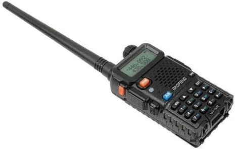 UV-5R Dual-Band Two-Way Radio 136–174/400–520 MHz Rechargeable Li-ion – Long Range Walkie Talkie – Black