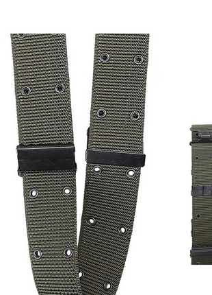 Tactical Belt 5.5cm Nylon Strap + Metal Quick-Release Buckle – S-Style Design – Black Outdoor Use