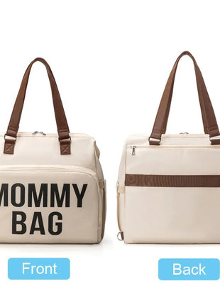 Mommy Diaper Bag 40x17x35cm Waterproof Oxford – 4-in-1 Backpack Tote with Wet/Dry Compartment