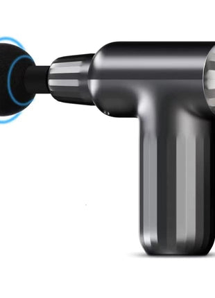Compact Deep‑Tissue Massage Gun 3600 RPM | 6 Speeds • 4 Heads • USB‑C • 35‑40 dB • 510 g