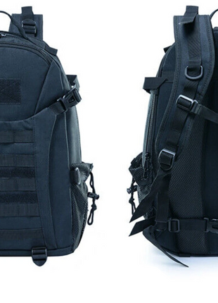 Tactical Backpack 30x14x50cm 1000D Nylon MOLLE Assault Pack – Hydration Compatible, Laptop Pouch, Adjustable Straps – Multi-Colour