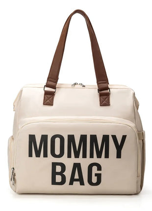 Mommy Diaper Bag 40x17x35cm Waterproof Oxford – 4-in-1 Backpack Tote with Wet/Dry Compartment