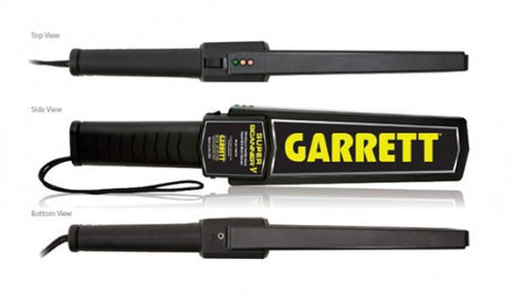 Super Security Metal Detector Scanner Wand – 10″ Scan Surface, High‑Sensitivity Body & Parcel Security Detector