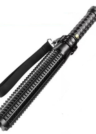 Tactical Flashlight 35.5cm – T6063-T6 Aluminum – 5 Modes, Telescopic Zoom, IPX6 – Black