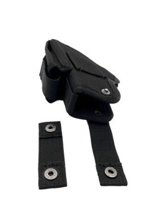 Universal Outside‑the‑Waistband Concealed Holster 10×3.5×15.5 cm – Ambidextrous Mag Pouch – Black Nylon