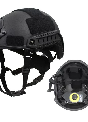 Tactical ABS Helmet – FAST High‑Cut Style – 58‑62 cm Fit – 4 Colours
