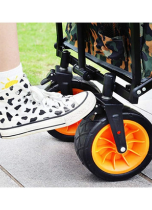 Collapsible Folding Wagon Cart 150L Capacity – Steel Frame, Oxford Cloth, Off-Road Wheels – Camouflage