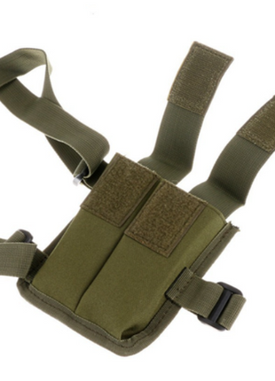 Universal Shoulder Holster Harness for Pistol – Ambidextrous Concealed Carry Nylon – 7.7″×4.3″×2″