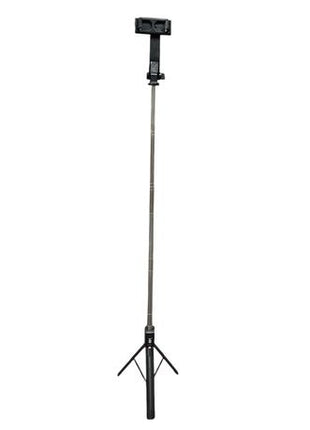 Bluetooth Selfie Stick Tripod with Built-In Remote, Extendable Stainless Steel Phone Stand for Smartphones 4.3–8 cm