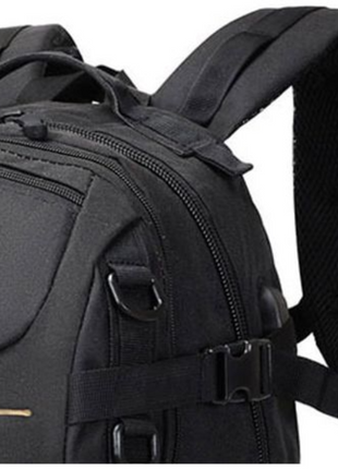 Tactical Military Backpack 10L Nylon with Molle, Laptop Sleeve, Rain Cover