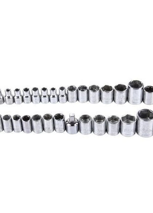 40-Piece Socket Wrench Set – 1/4" & 3/8" Drive – Metric & SAE – Chrome Carbon Steel – With Storage Case