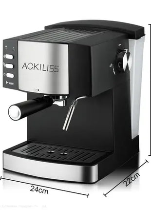 1.6 L Espresso Coffee Maker, 15 Bar Pump, Steam Frother, 850 W