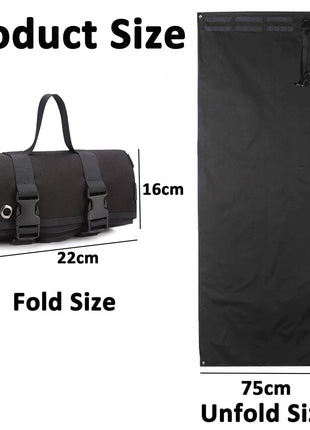 Tactical Shooting Mat 200 × 75 cm Heavy‑Duty 1000D Nylon Outdoor Mat