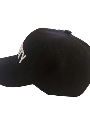 Security Embroidered Cap 56–60cm Fit – Adjustable Strap – Black Acrylic