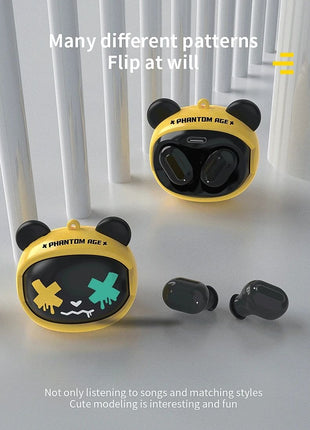 Face Change Bluetooth Earphones G05D 30mAh Battery + 200mAh Dock – Bluetooth 5.4, Type-C Charging, 10–15m Range