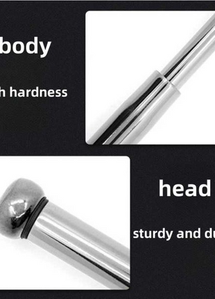 Expandable Baton 21 Inch Steel Self-Defense Tool with Locking Mechanism and Textured Grip - Black