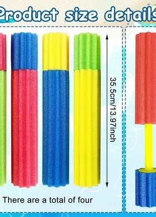 Foam Water Gun  – 35.5 cm Foam Sprayers for Kids – Multi‑Colour Summer Beach & Pool Toy