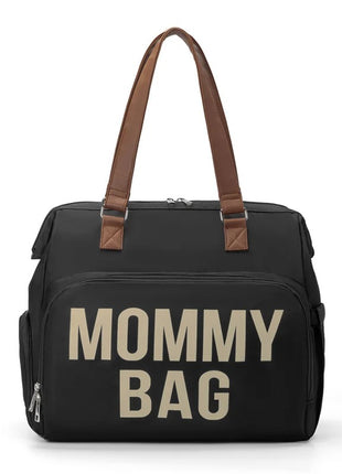 Mommy Diaper Bag 40x17x35cm Waterproof Oxford – 4-in-1 Backpack Tote with Wet/Dry Compartment